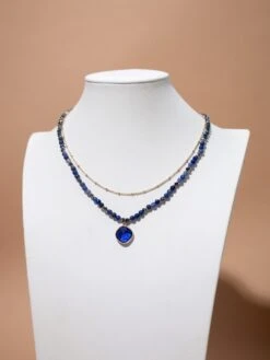 Layered Bead Necklace -Women Clothing Shop d615755c7787f31569374c3809b5cb86