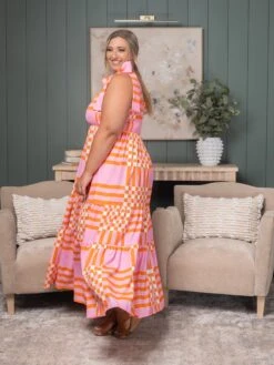 Boho Gingham Tied Strap Smocked Maxi Dress | S - XL -Women Clothing Shop d6435c827fe41a883f519c05e244b4e3