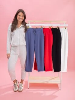 Luxe Scuba Tapered Pants (26", 29" Inseams) By DD Design | S - 3XL