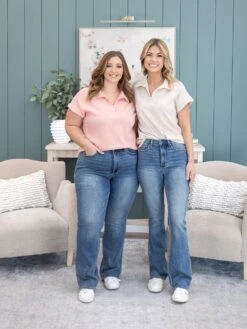 Judy Blue High Waist Tummy Control Back Pocket Embroidered Bootcut Jean | 0-24 Inseam Program