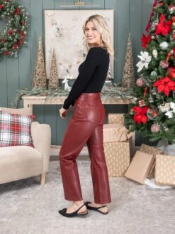 Judy Blue High Waist Tummy Control Faux Leather Straight Leg Pant | 0-24 13 Judy Blue High Waist Tummy Control Faux Leather Straight Leg Pant | 0-24 -Women Clothing Shop d8f913700f821433eb7fb915a6489fb9