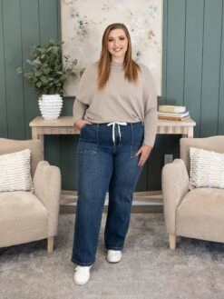 Judy Blue High Waist Drawstring Wide Leg Jeans | 0 - 24 -Women Clothing Shop d93d220f39b10810b4f5c38e8788941e