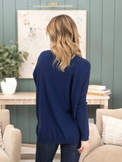 Round Neck "Perfect Knit" Tunic Sweater By DD Design | S/M - 2X/3X -Women Clothing Shop d9c92a8b538af06161829c684bd15451