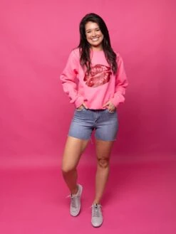 Judy Blue High Waist Rhinestone Embellished Cut Off Shorts | S-3X