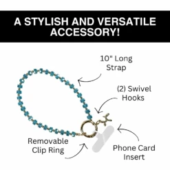 Bedazzled Wristlet Save The Girls -Women Clothing Shop da4277ab244927d4156327198f88a1f3