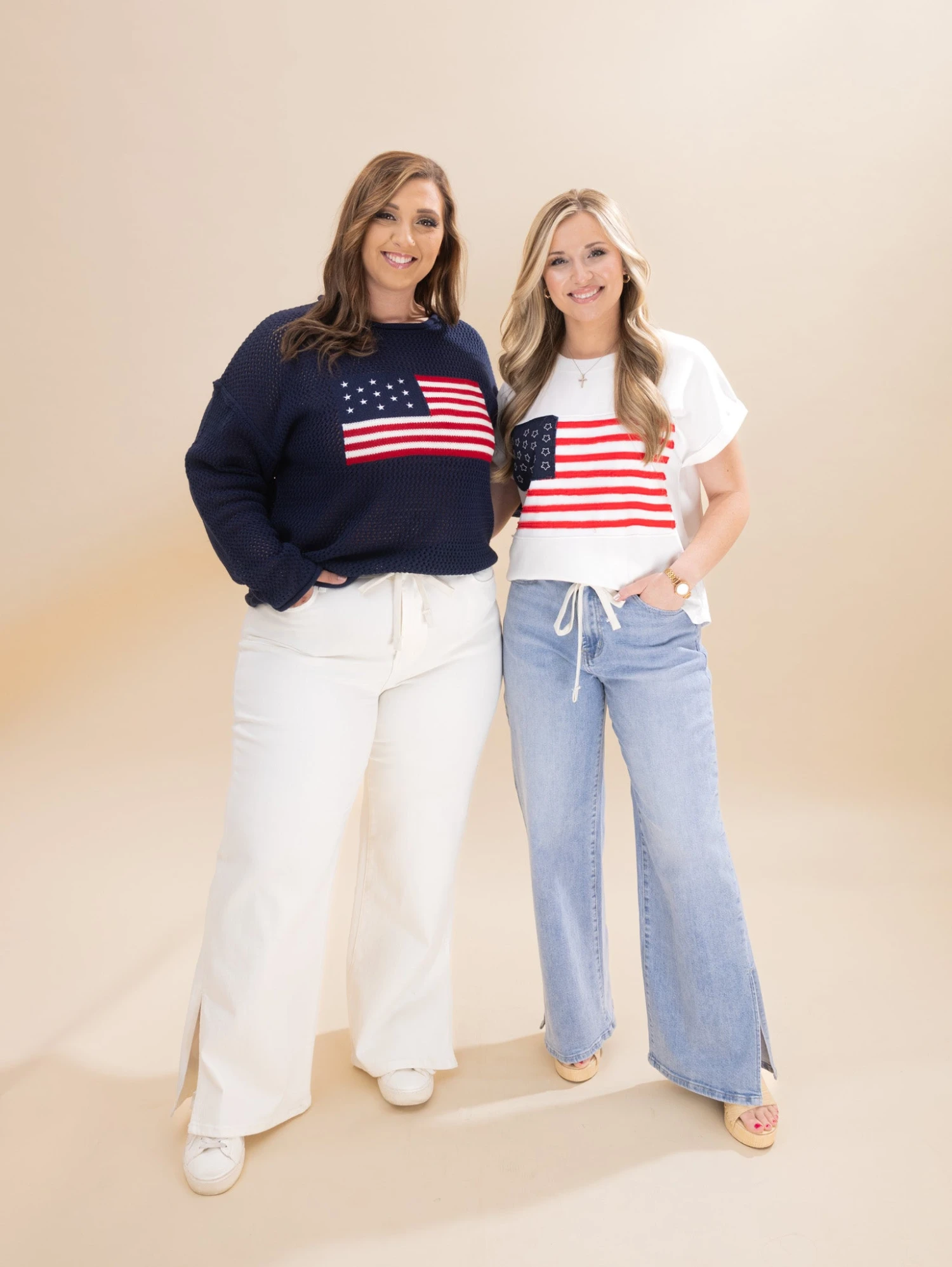 Waist Strap Detail Stretch Side Slit Wide Leg Jeans | S-XL 2 Waist Strap Detail Stretch Side Slit Wide Leg Jeans | S-XL - Image 2