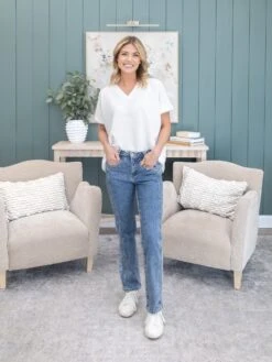 Saige Denim High Rise Dad Jeans | 1-15