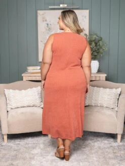 Raised Rib Sleeveless Maxi Dress | S-3XL -Women Clothing Shop dc3d35ef08dba3b77828fd24fd62042f