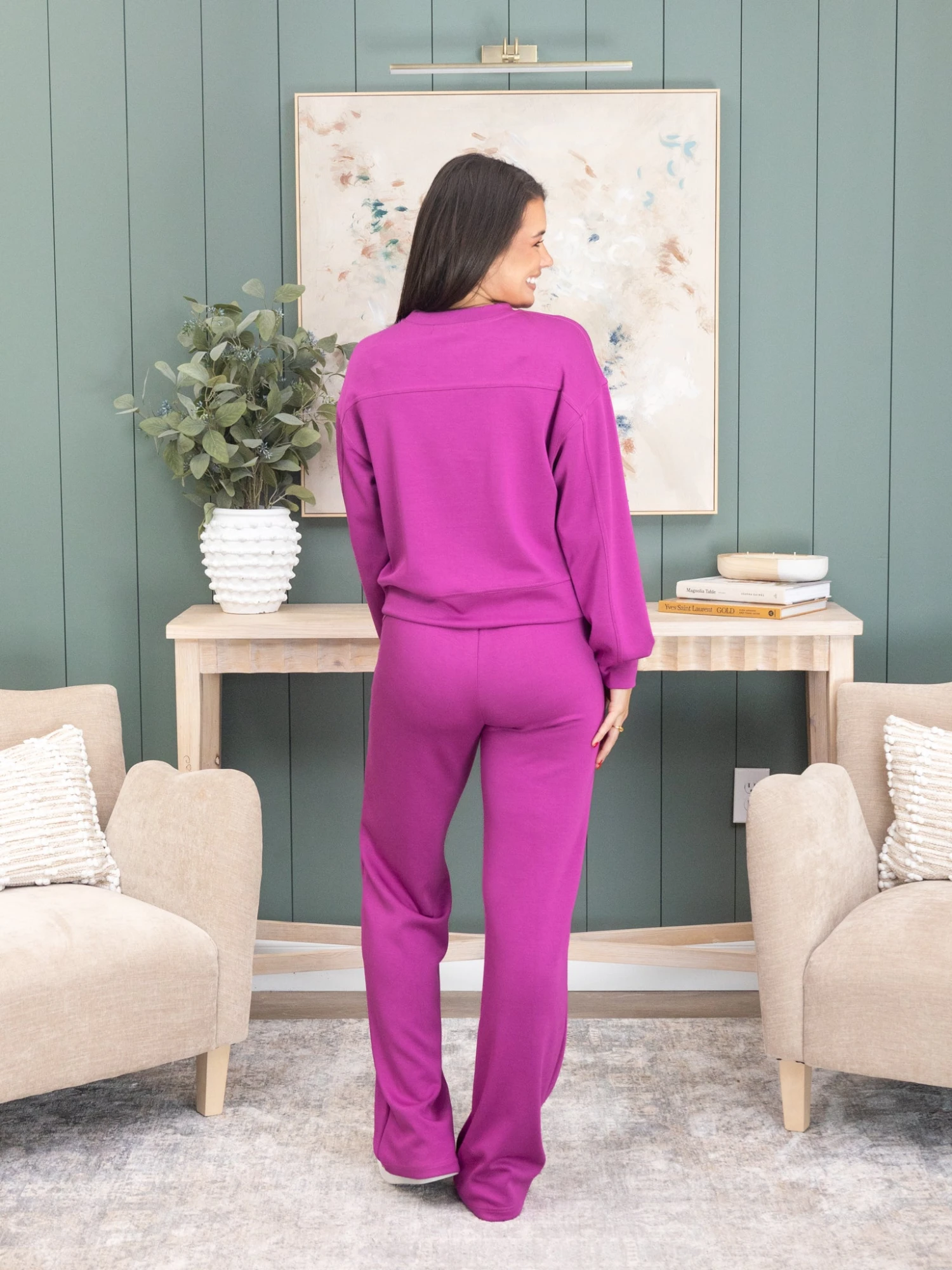 "Luxe Scuba" Wide Leg Pants (3 Inseams) By DD Design | S - 3XL Pair W/ Sku54949 18 "Luxe Scuba" Wide Leg Pants (3 Inseams) By DD Design | S - 3XL Pair W/ Sku54949 - Image 18