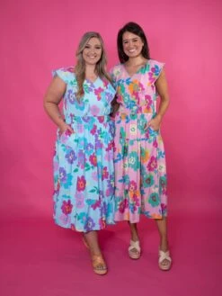 Floral Print V-Neck Lace Detail Flutter Sleeve Maxi Dress | S - 3XL -Women Clothing Shop dcDVmt79SP2yA2EfPGVFj6VoQc9Jebr39sDnE4xS