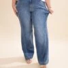Judy Blue High Waist Trouser Wide Leg Jeans | 0-24W