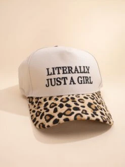 Zenana Literally Just A Girl Two Tone Canvas Cotton Cap | -Women Clothing Shop dd8f171dfb8d2b39793cc4c64de5ddb4