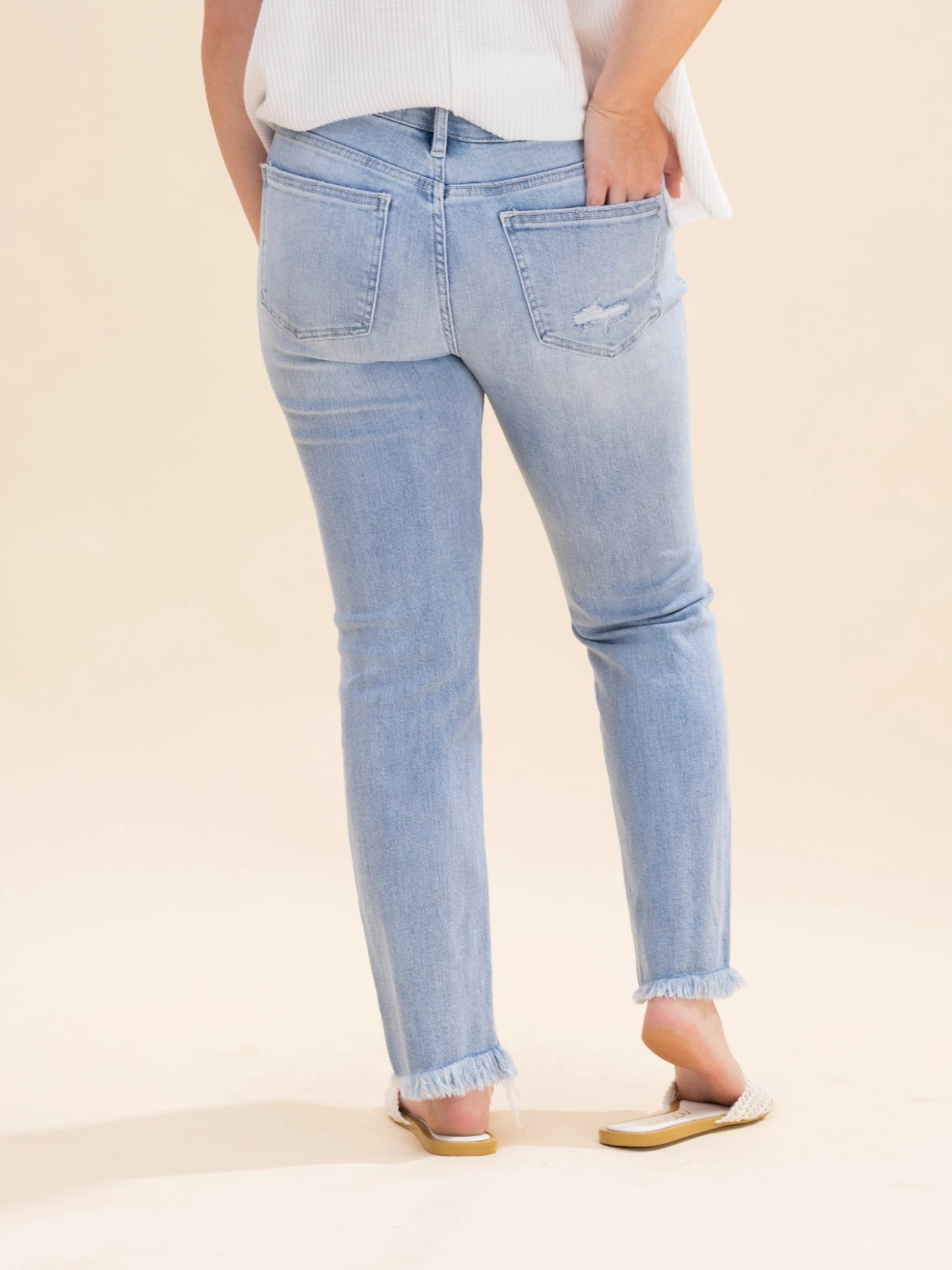 Mica Denim Mid Rise Cigarette Crop Jeans | 0-15 8 Mica Denim Mid Rise Cigarette Crop Jeans | 0-15 - Image 8