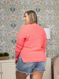 Waffle V-Neck Sweater With Side Slits | S - L 7 Waffle V-Neck Sweater With Side Slits | S - L -Women Clothing Shop de79a16cbf09fb87e07d4c310bbdcc95