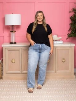 Lovervet Mid Rise Slim Wide Jeans | 0-22 -Women Clothing Shop df2a1f008d99ee77e71bc16b00f42c3a 1