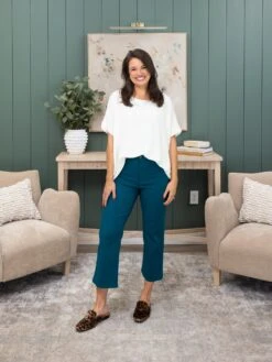 DIVA STRETCH 27" High Rise Wide Leg Stretch Crop (Fall Colors) By DD Design- New | XXS - 3X -Women Clothing Shop e00b2e58a71aeb40ba06e3f7423d0cbd