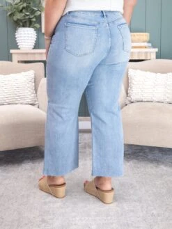 Mica Denim High Rise Wide Raw Hem Jean | 0-15 -Women Clothing Shop e1a0bc3029ca3c97a6a40ee95bf1fa56