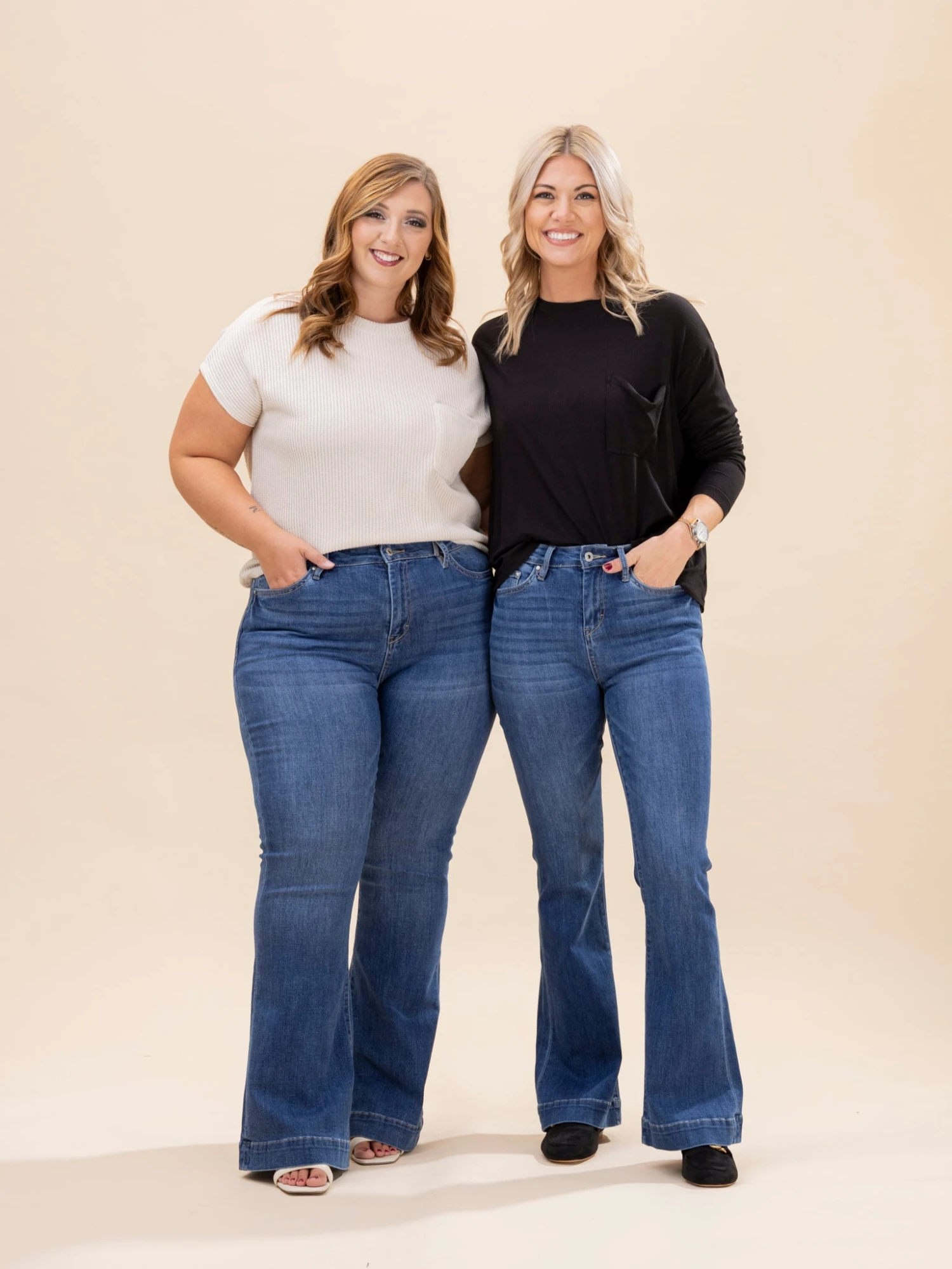 Mica Denim High Rise Flare Trouser Hem Jeans | 0-15 2 Mica Denim High Rise Flare Trouser Hem Jeans | 0-15 - Image 2