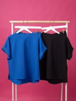 Elastic Waist Shorts W/ Pleats | S-L Set W/ Sku53066