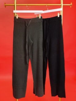 Ribbed Straight Leg Sweater Pants | S - L SET W/ Sku48421