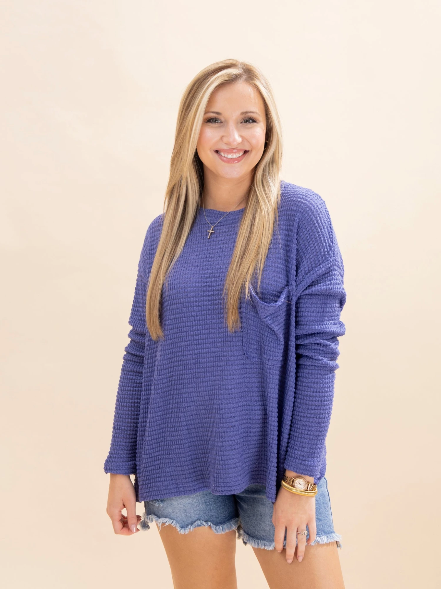 Zenana Boat Neck Long Sleeve Knit Jacquard Sweater | S/M - 2X/3X*Final Sale* 5 Zenana Boat Neck Long Sleeve Knit Jacquard Sweater | S/M - 2X/3X*Final Sale* - Image 5