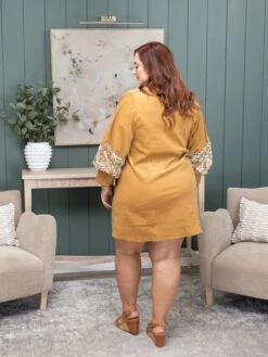 Embroidered Button-Up Dress | S - XL Western -Women Clothing Shop e4df4bc10859702a2e349317afd9102d