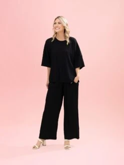 Ribbed Textured Long Pant By DD Design | S-3XL Pair W/ Sku86861 -Women Clothing Shop e7af73fcd56fd65329ca02b09a92722a