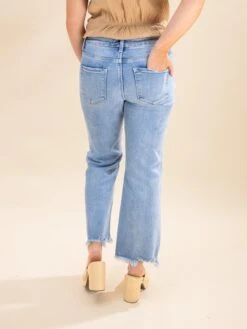 Risen Mid Rise Crop Straight Jeans | 0-3XL -Women Clothing Shop e831a7013c2d16de763d6ee759d038b3