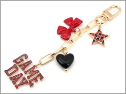 Gameday Bag Charm With Star, Bow, And Heart! -Women Clothing Shop e8e76e96446b4ca57f186ffb78c82da3