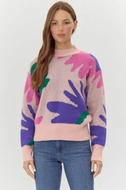 Multicolor Print Sweater | S - XL