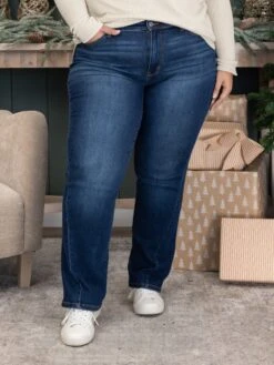 Judy Blue Mid Rise Side Seam Detail Straight Jean | 0-24 -Women Clothing Shop ed88c131f0c4f0497c52f323fbda9e2a