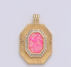 Octagon Stone Charm My Girl In LA -Women Clothing Shop edLLCA7L3rki0MpNNd8Bbby5NYYbdyg7ZENWKOnU