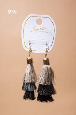 Tiered Tassel Dangle Earrings -Women Clothing Shop eef0e722e36c1ee95e9e55467099f4ee
