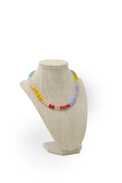 Rainbow Sherbet Beaded Necklace