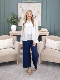 Dear Scarlett "Magic" Stretch Pull On Wide Leg Crop Pants | S-3X -Women Clothing Shop ef1b8ea260ffb509735a520c71574964