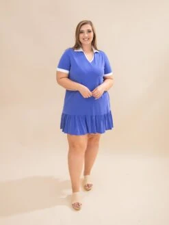 Premium Modal Polo Neck Ruffle Hem Smock Dress | S-L Backyard BBQ -Women Clothing Shop efb0dfc30bdf1ab390a9d7e7a52e3078