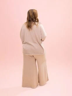 Lived In Raw Hem Wide Leg 30" Pants By DD Design | S-3XL -Women Clothing Shop f07f8932e8b10517e49316de3ce376a6