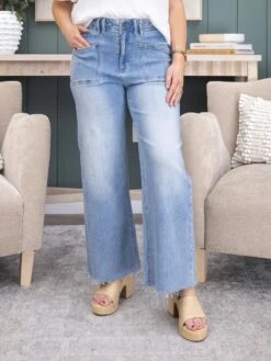 Mica Denim Super High Rise Crop Wide Leg | 0-15 -Women Clothing Shop f118015e0e551bc5000642f0323786c4