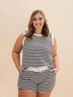 Striped Drawstring Shorts | S-L Pair W/ Sku -Women Clothing Shop f16c037a25dbf4562d85d4e1e930a746