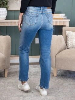 Judy Blue Vintage Wash Thermal Straight Jeans | 0 - 24 -Women Clothing Shop f38fc61e783b962884dd91539b5d9a30
