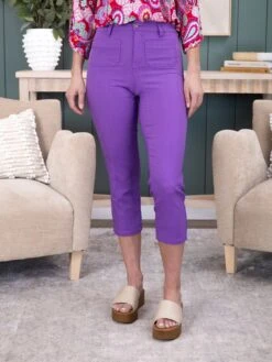 YMI Hyperstretch High Rise Crop Straight Leg Pants | S - 3X -Women Clothing Shop f5afe91dbce5c2cae38dd7b0526e95e2