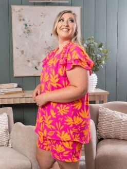 Lined Patterned Shorts | S - 3XL Set W/ Sku52255 -Women Clothing Shop f75d36e6047b488ea304618bdd13f043