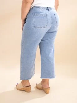 Mica Denim Cropped Wide Leg With Front Pocket Jeans | 0-22W 15 Mica Denim Cropped Wide Leg With Front Pocket Jeans | 0-22W -Women Clothing Shop f81735094a2031071e48378373801eab