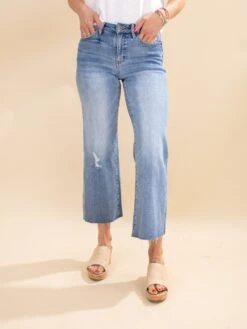Mica Denim Mid Rise Wide Leg Tummy Control Jeans | 0-22W -Women Clothing Shop f8dfccad5e97f4903ad21d42df8d71f2