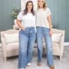 Judy Blue Vintage Wash Wide Leg W/ Destroy Jean | 0-24
