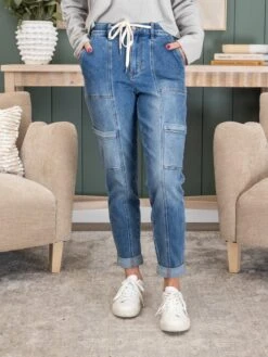 Judy Blue High Waist Cuffed Cargo Jogger Jean | 0-24 -Women Clothing Shop f9a8ba348bf80f7957aeda690cad610a