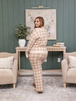 Gingham Sweater Pants | S-L Pair W/ Sku56809 -Women Clothing Shop f9b1e63f71a78b8d78945287acf08938