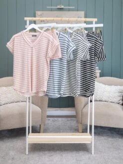 Stripe Shorts With Pockets | S - 3X Pair W/ Sku59513 -Women Clothing Shop f9d0f96ffc2d7ec22abe439cc26228cc