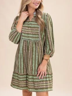 Aztec Print Baby Doll Dress | S-L -Women Clothing Shop fa0744b9328faa0738b9d8a8e5d238cc