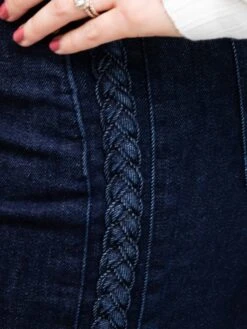 Judy Blue High Waist Side Stitch Detail Crop Wide Leg Jeans | 0 - 24